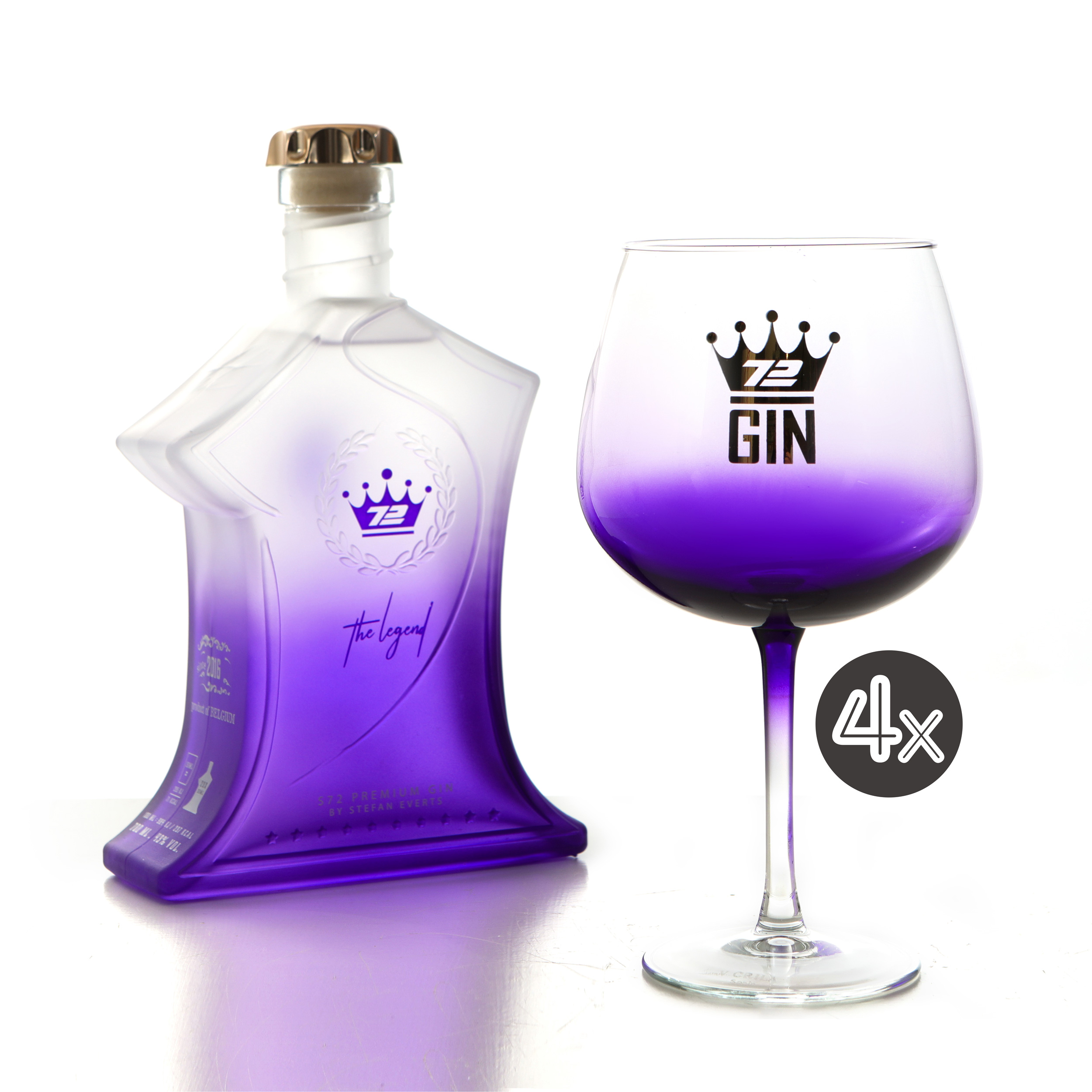 S72 Gin 'the Legend' + Glasses